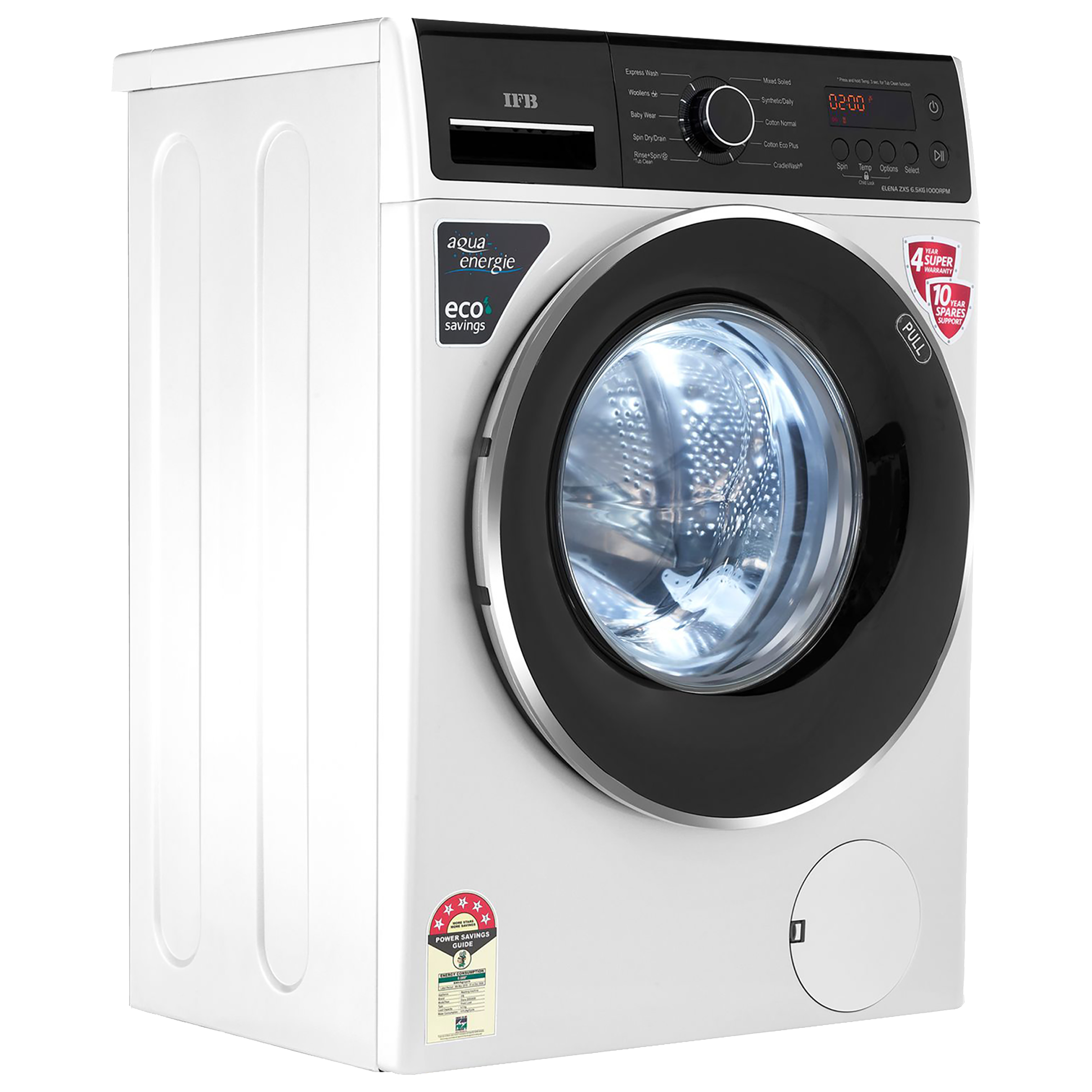 Buy Ifb Elena Zxs 65 Kg 5 Star Fully Automatic Front Load Washing Machine Inbuilt Heater 2166